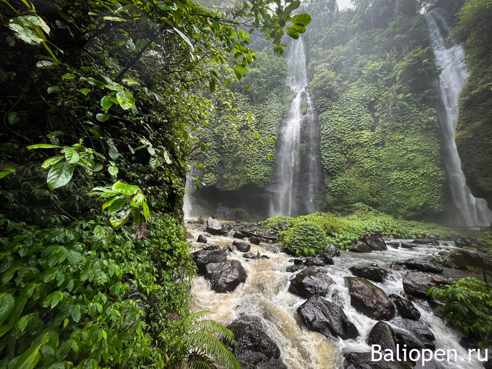 Водопады Секумпул и Лемуки - настоящее волшебство Бали